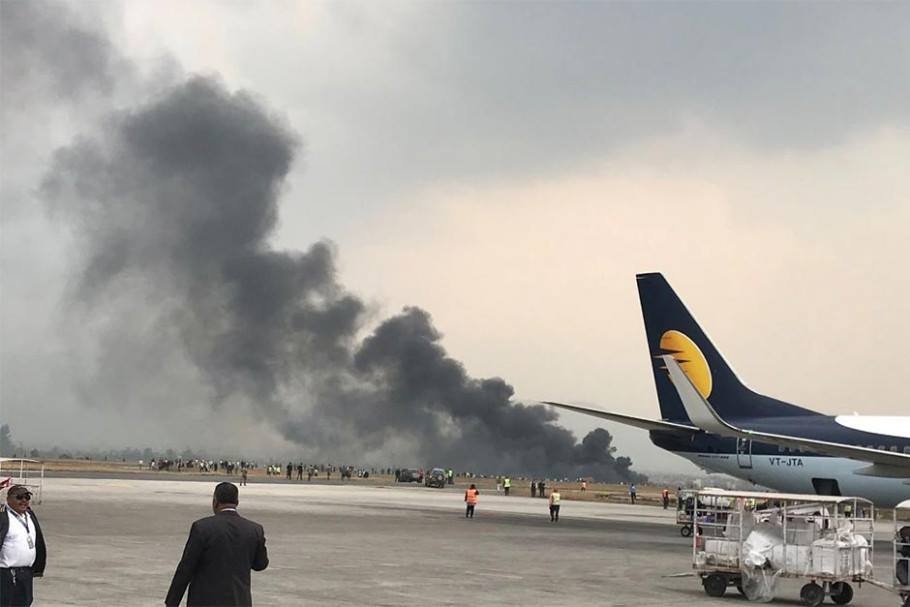 যেভাবে বিধ্বস্ত ইউএস-বাংলার বিমানটি