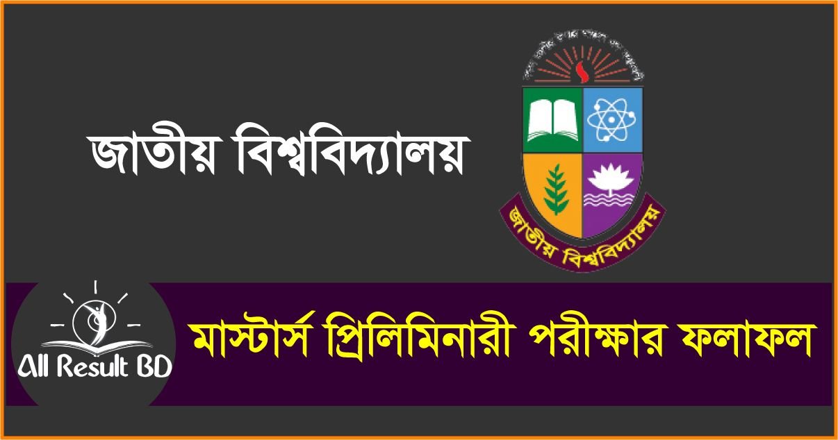 জাতীয় বিশ্ববিদ্যালয় মাস্টার্স ১ম পর্ব পরীক্ষার ফলাফল