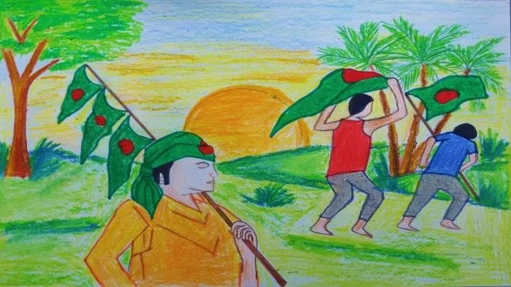 Bijoy dibosh drawing images