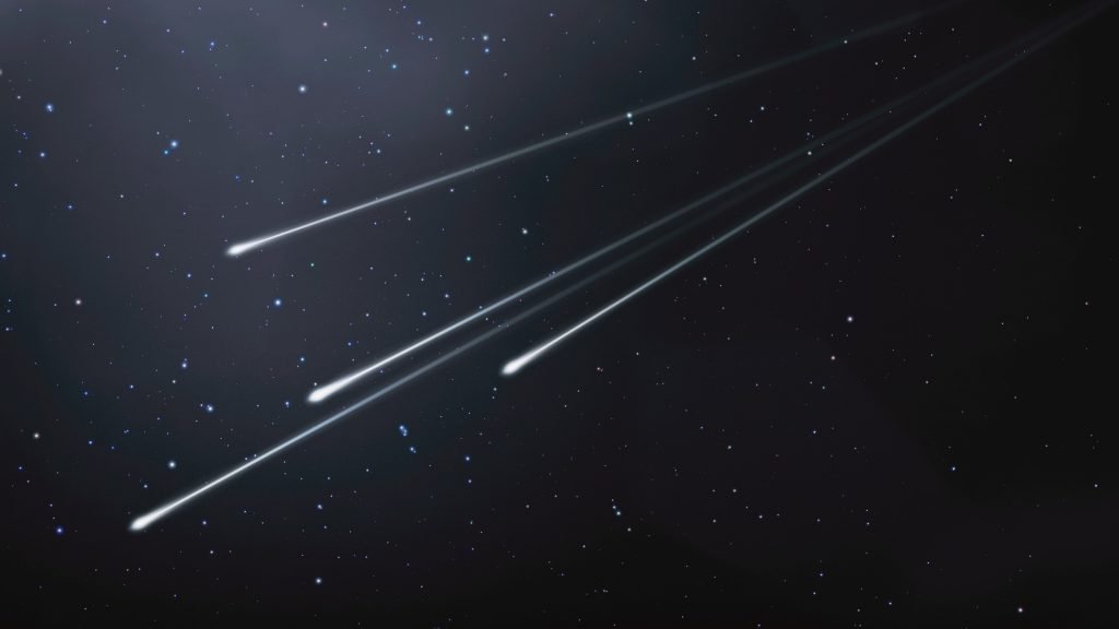 নক্ষত্র পতন কাকে বলে? সৌরজগতের গ্রহ গুলির চিত্রসহ বর্ণনা দাও।