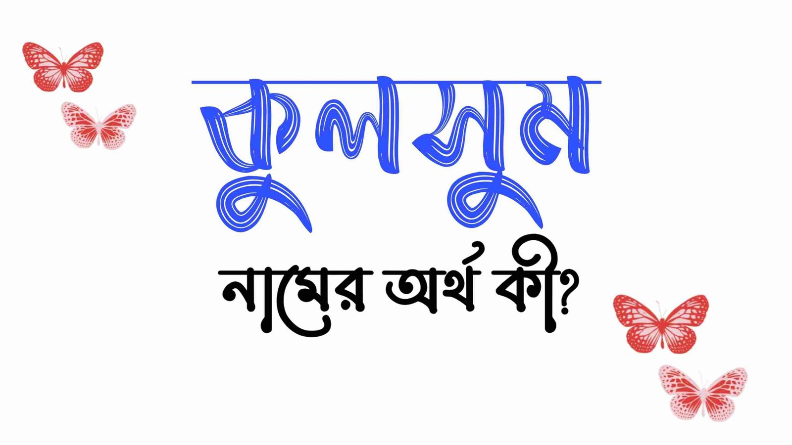 কুলসুম নামের অর্থ কি? (বাংলা ও ইসলামিক অর্থ জানুন) – Kulsom Namer Ortho